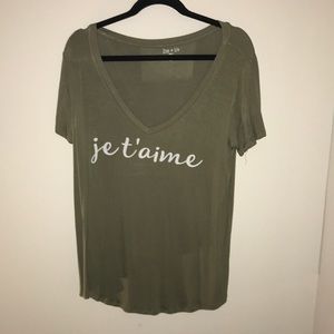 Olive Green tee